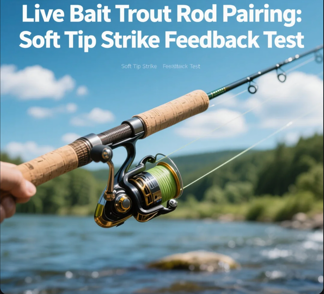 Live Bait Trout Rod Pairing Soft Tip Strike Feedback Test