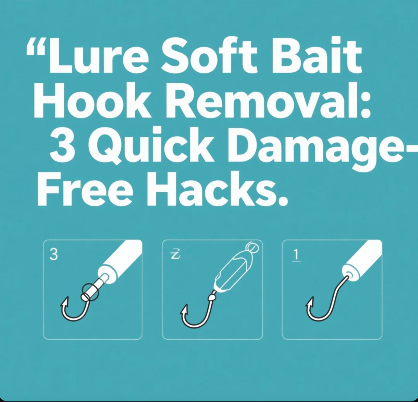 Lure Soft Bait Hook Removal: 3 Quick Damage-Free Hacks – Goofish® Rod ...