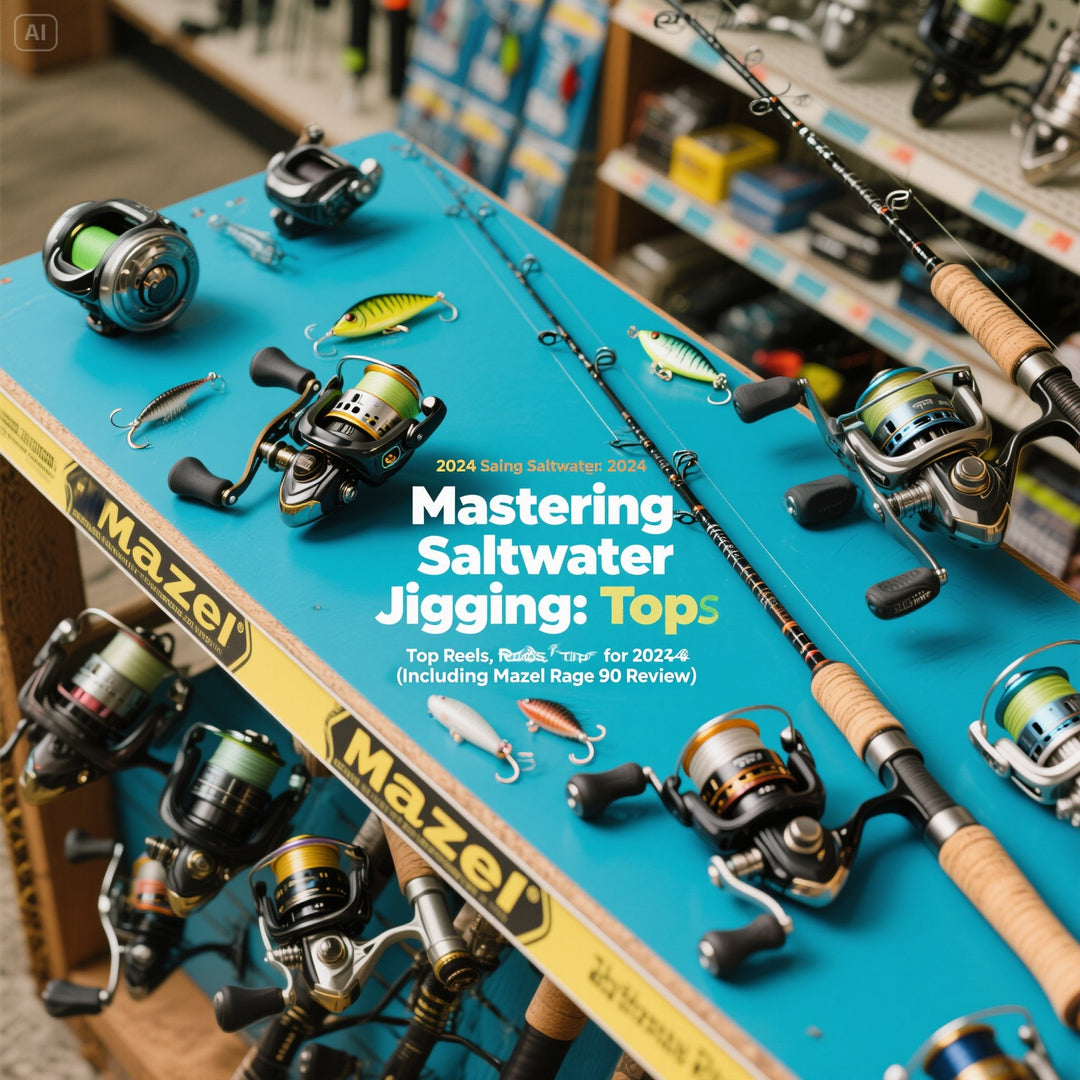 Mastering Saltwater Jigging: Top Reels, Rods&Tips for 2024 (Including Mazel Rage 90 Review)