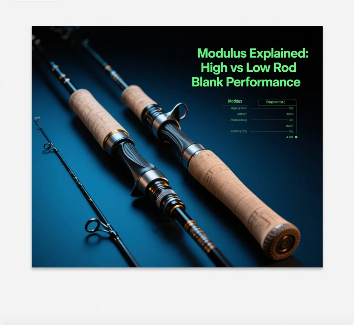 Modulus Explained: High vs Low Rod Blank Performance