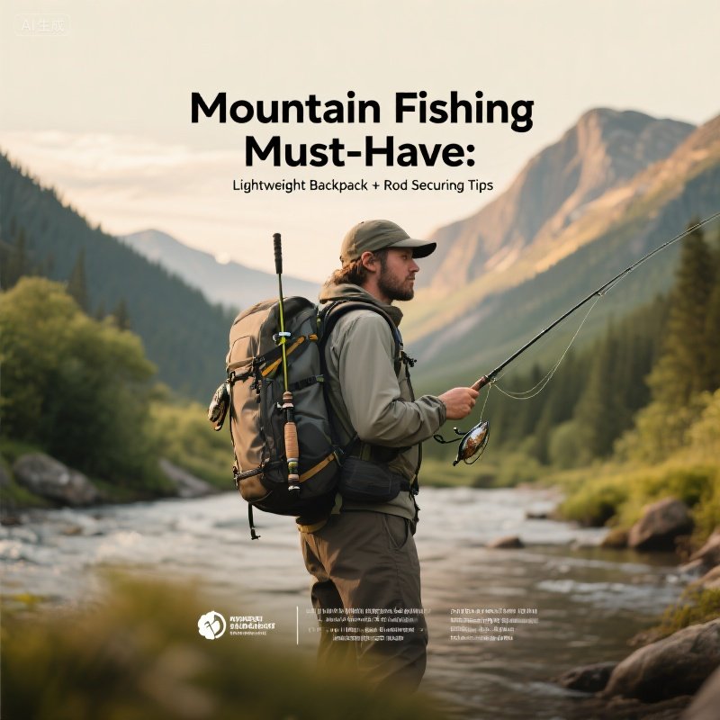 Mountain Fishing Must-Have trout backpack fishing rod