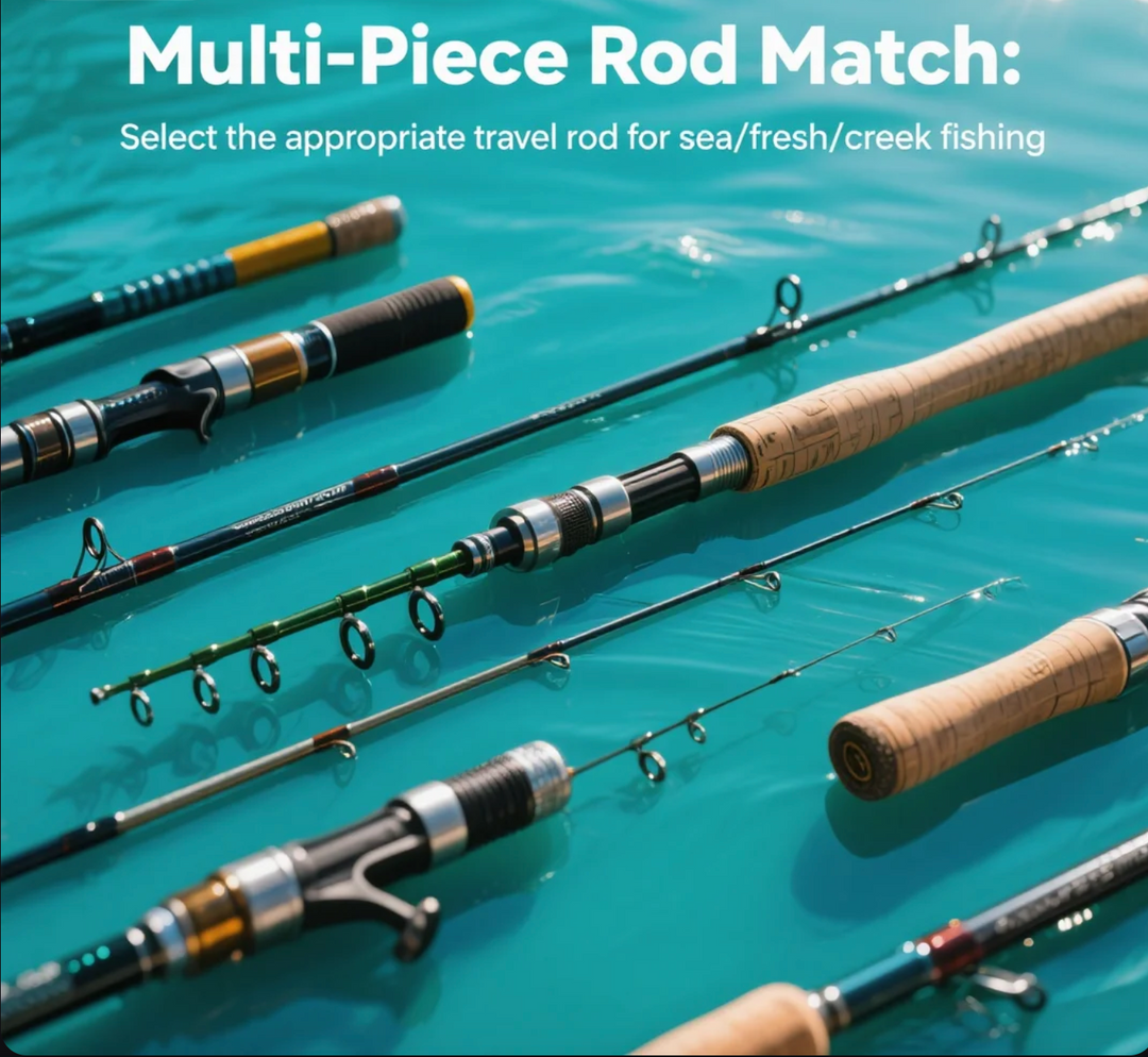 Multi-Piece Rod Match Pick the Right Travel Rod for Sea/Fresh/Creek Fishing