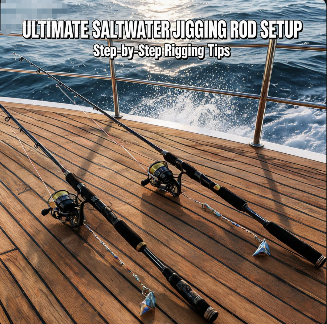 Multiple Jigging Rods for Saltwater Fishing Setup Guide