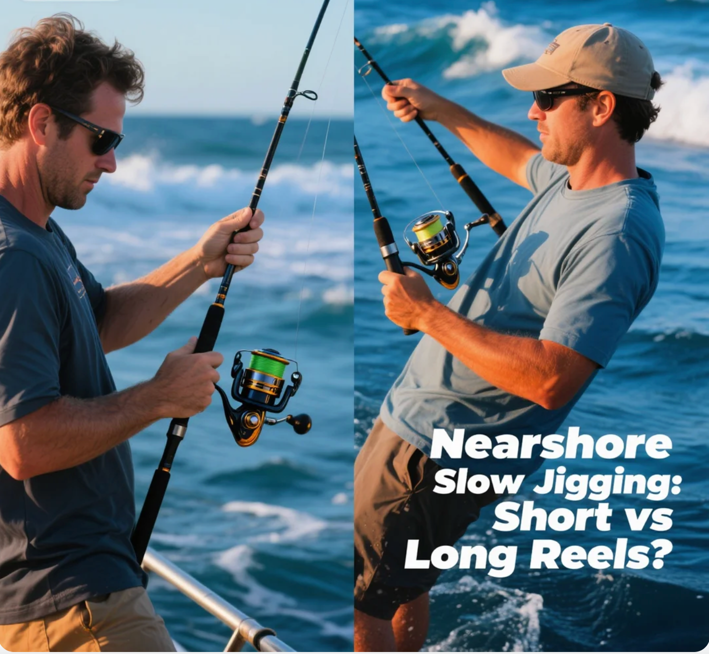 Nearshore Slow Jigging Short vs Long Reels?