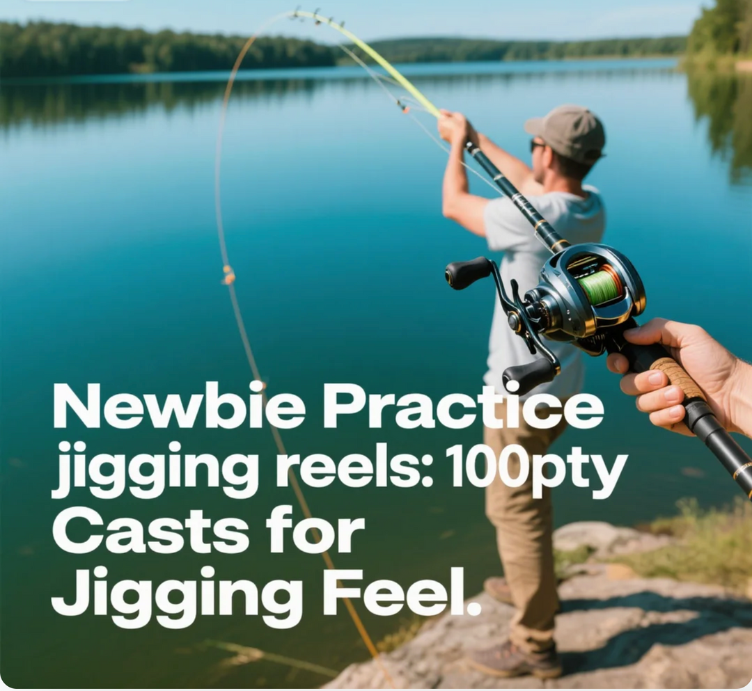 Newbie Practice Jigging Reel 100 Empty Casts for Jigging Feel