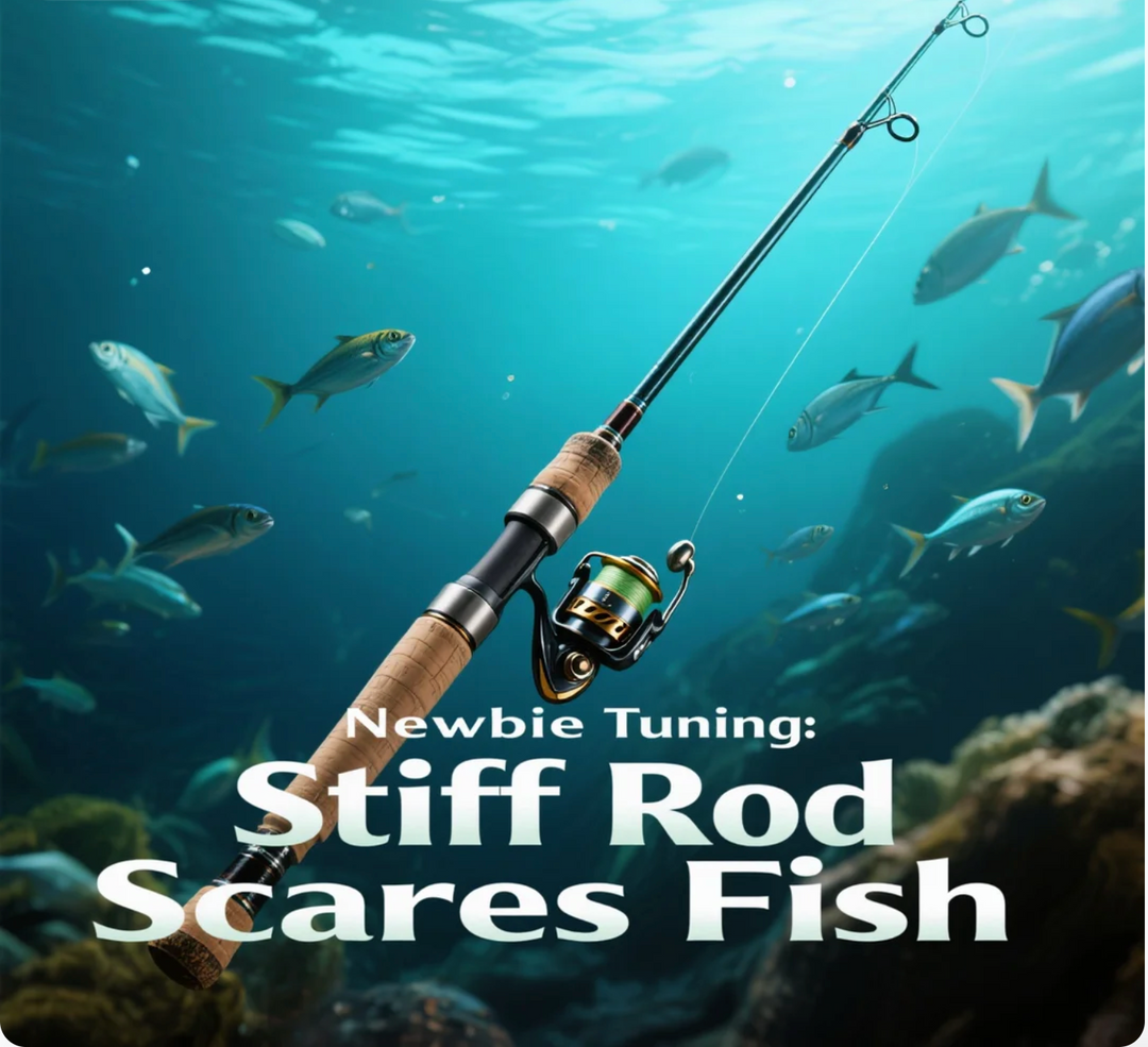 Newbie Tuning Stiff Rod(catfish pole) Scares Fish