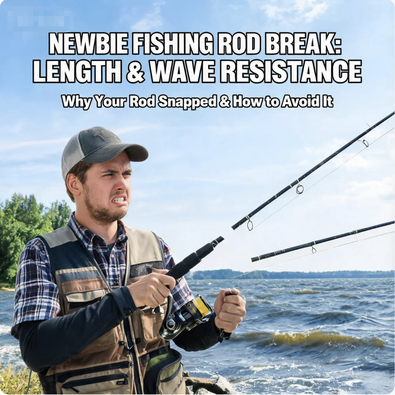 Newbie fishing rod break Length & wave resistance