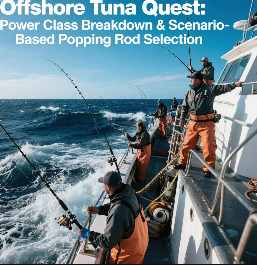 Offshore Tuna Quest: Power Class Breakdown&Scenario-Based Popping Rod Selection