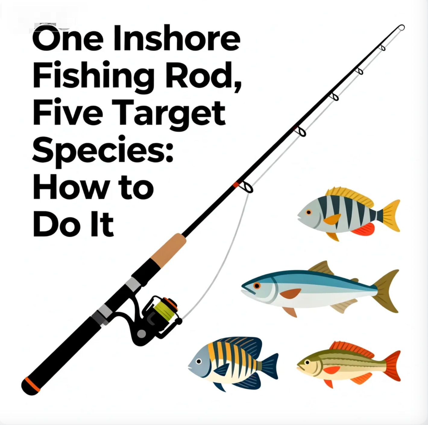 One Inshore Fishing Rod, Five Target Species How to Do It