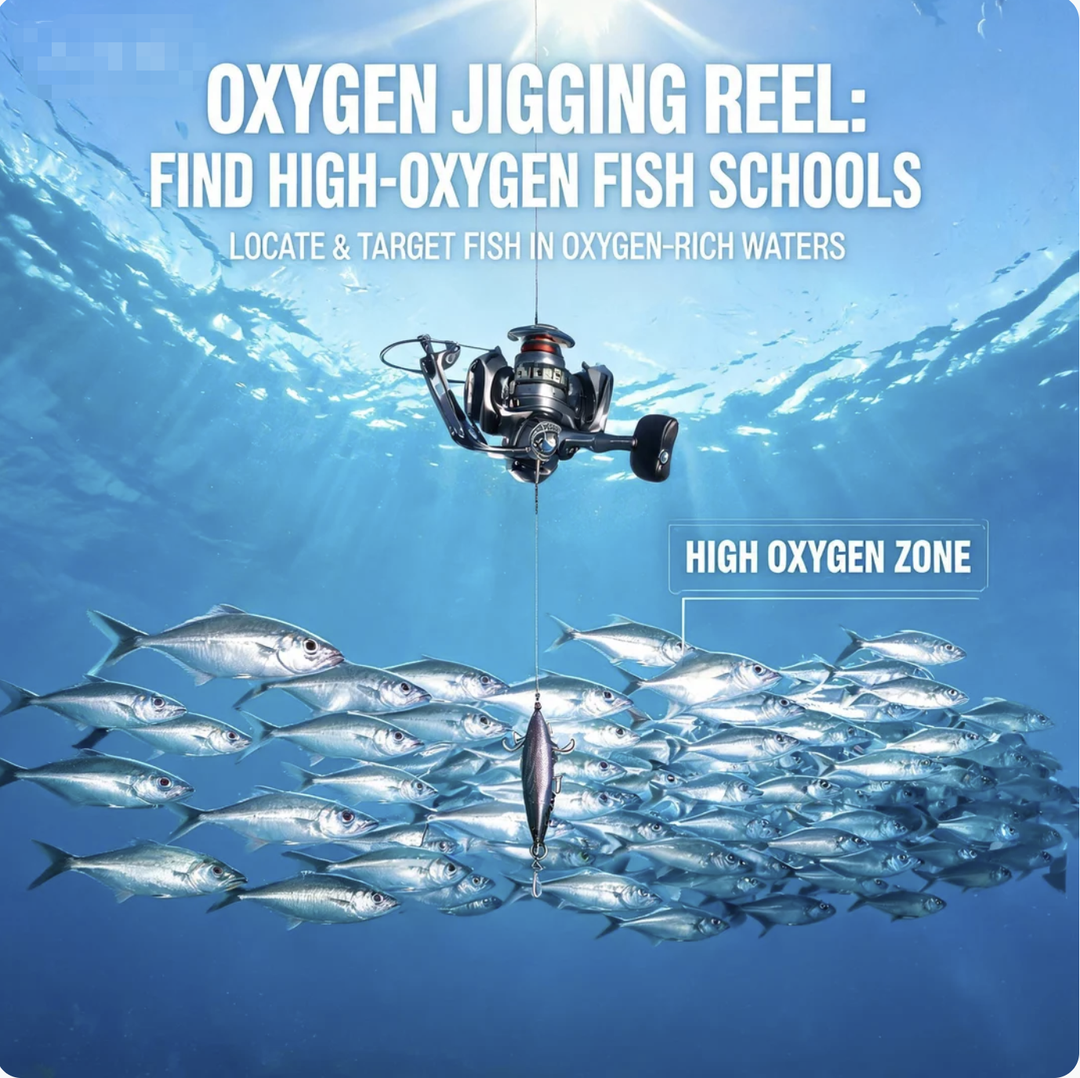 Oxygen Jigging Reel: Find High-Oxygen Fish Schools