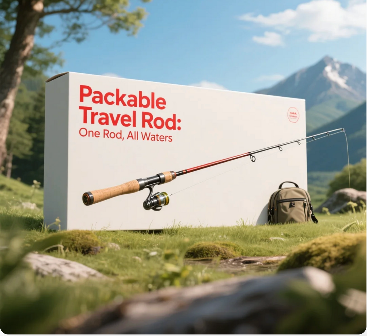 Packable Travel Rod: One Rod, All Waters – Goofish® Rod-More than fishing