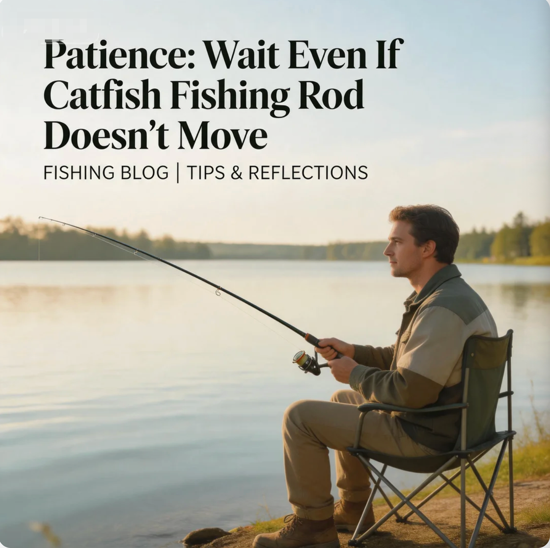 Patience: Wait Even If Catfish Fishing Rod Doesn’t Move
