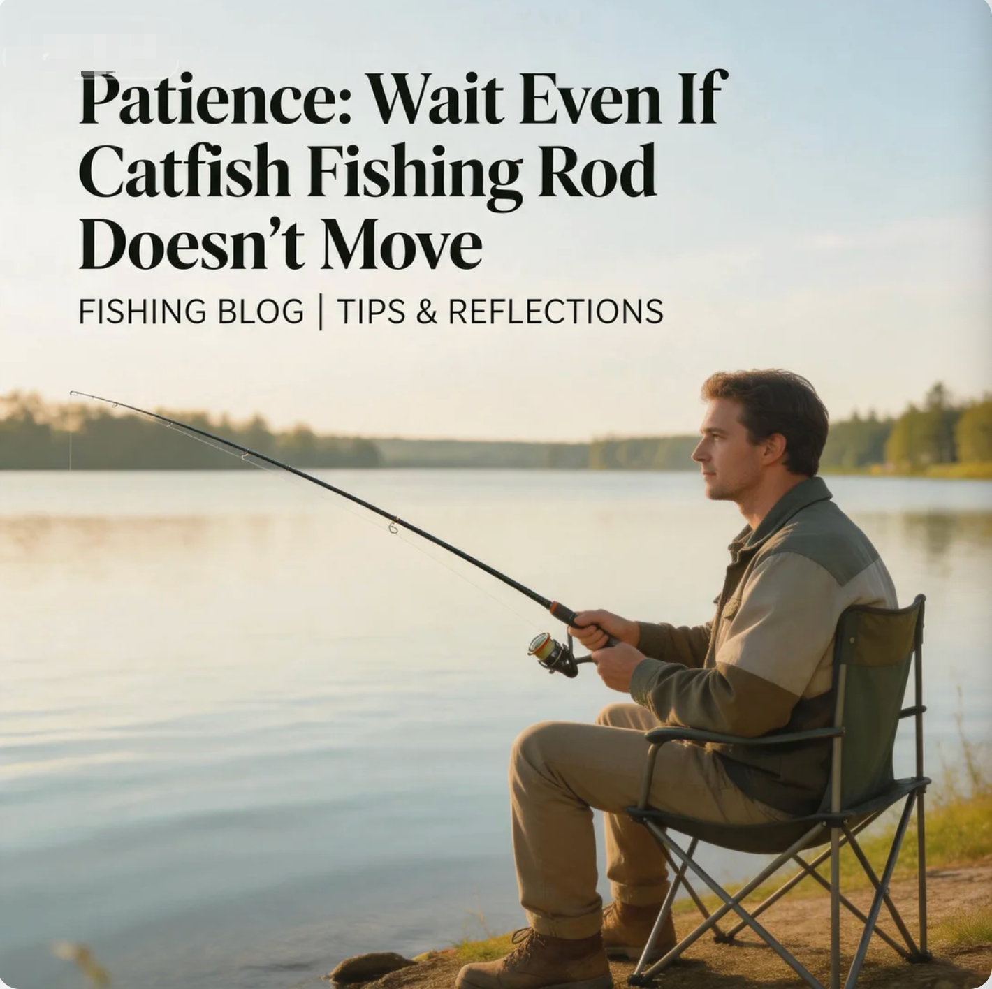 Patience: Wait Even If Catfish Fishing Rod Doesn’t Move