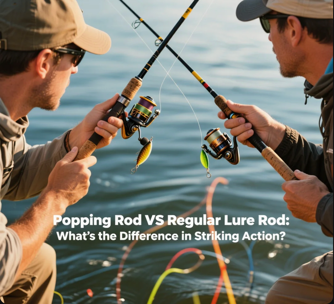 Popping Rod VS Regular Lure Rod: What’s the Difference in Striking Action?