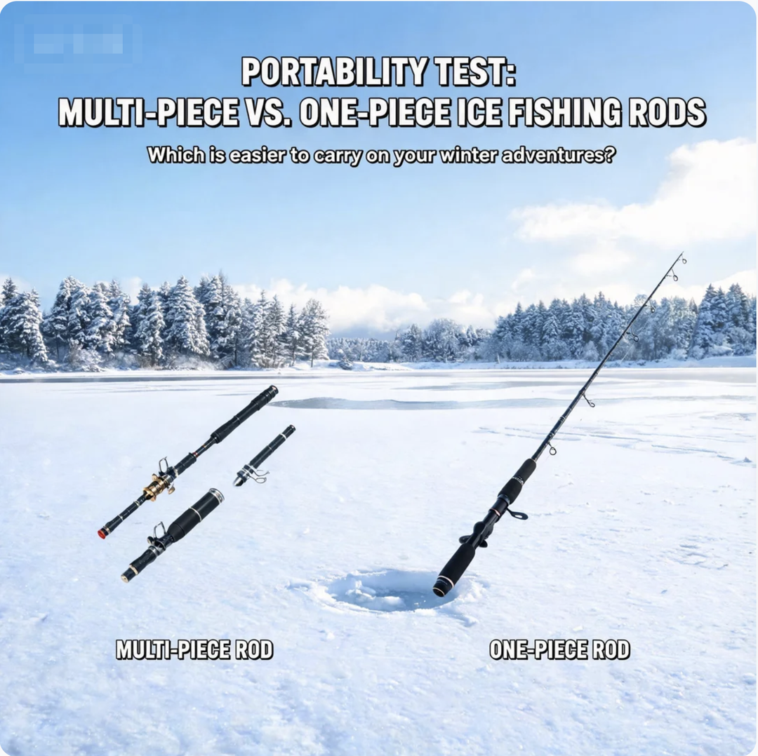 Portability Test: Multi-Piece vs. One-Piece Ice Fishing Rods
