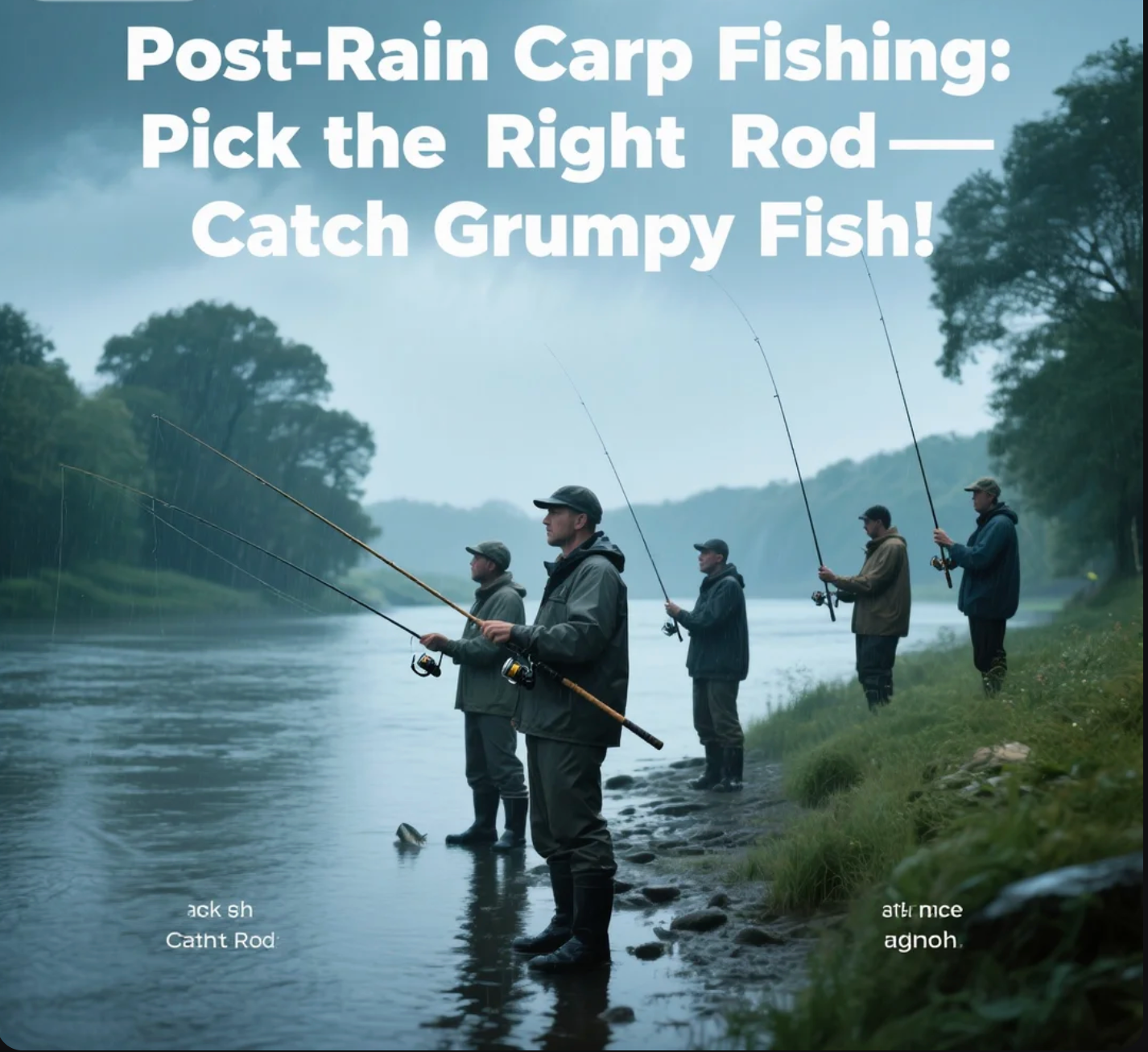 Post-Rain Carp Fishing Pick the Right Rod—Catch Grumpy Fish!
