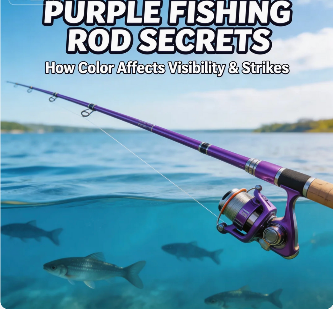 Purple fishing Rod Secrets: How Color Affects Visibility & Strikes