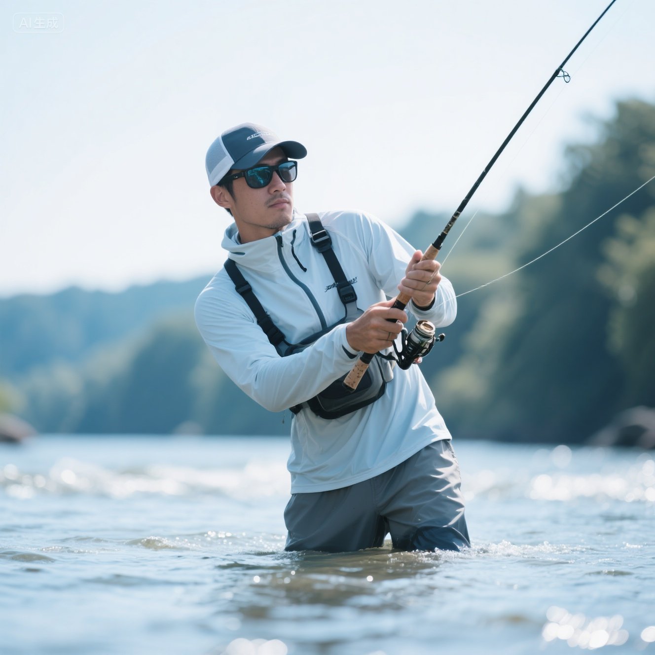 Quick-Dry Fishing apparel in Action