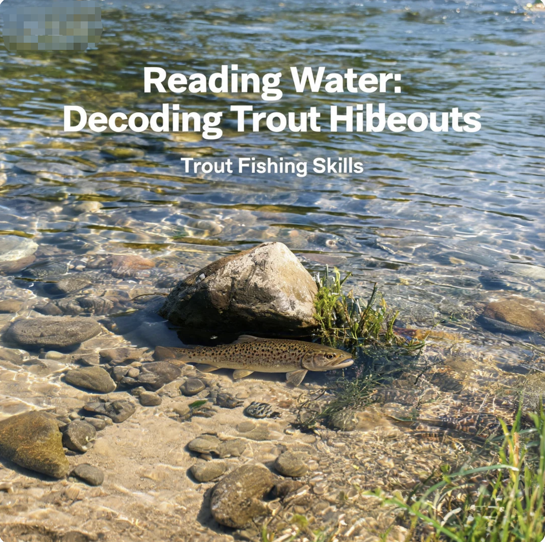 Reading Water: Decoding Trout Hideouts for trout fishing skills