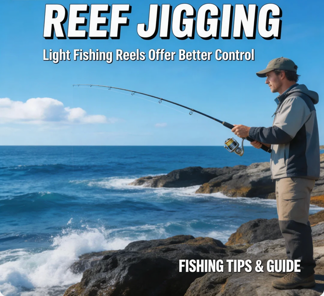 Reef Jigging Light fishing Reels Offer Better Control