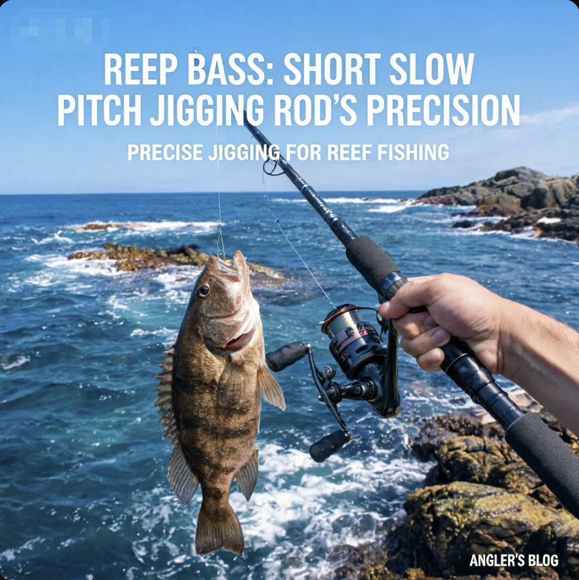 Reef bass: Short slow pitch jigging rod’s precision