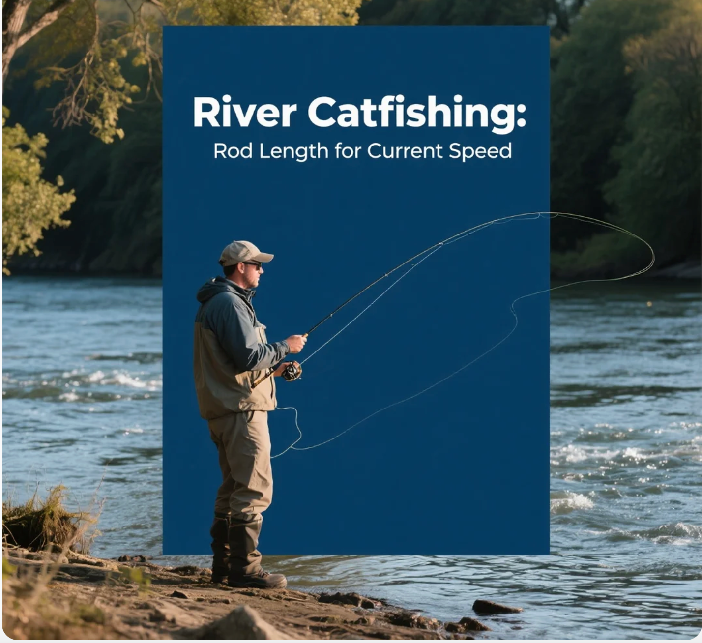 River Catfishing: Rod Length for Current Speed – Goofish® Rod-More than ...