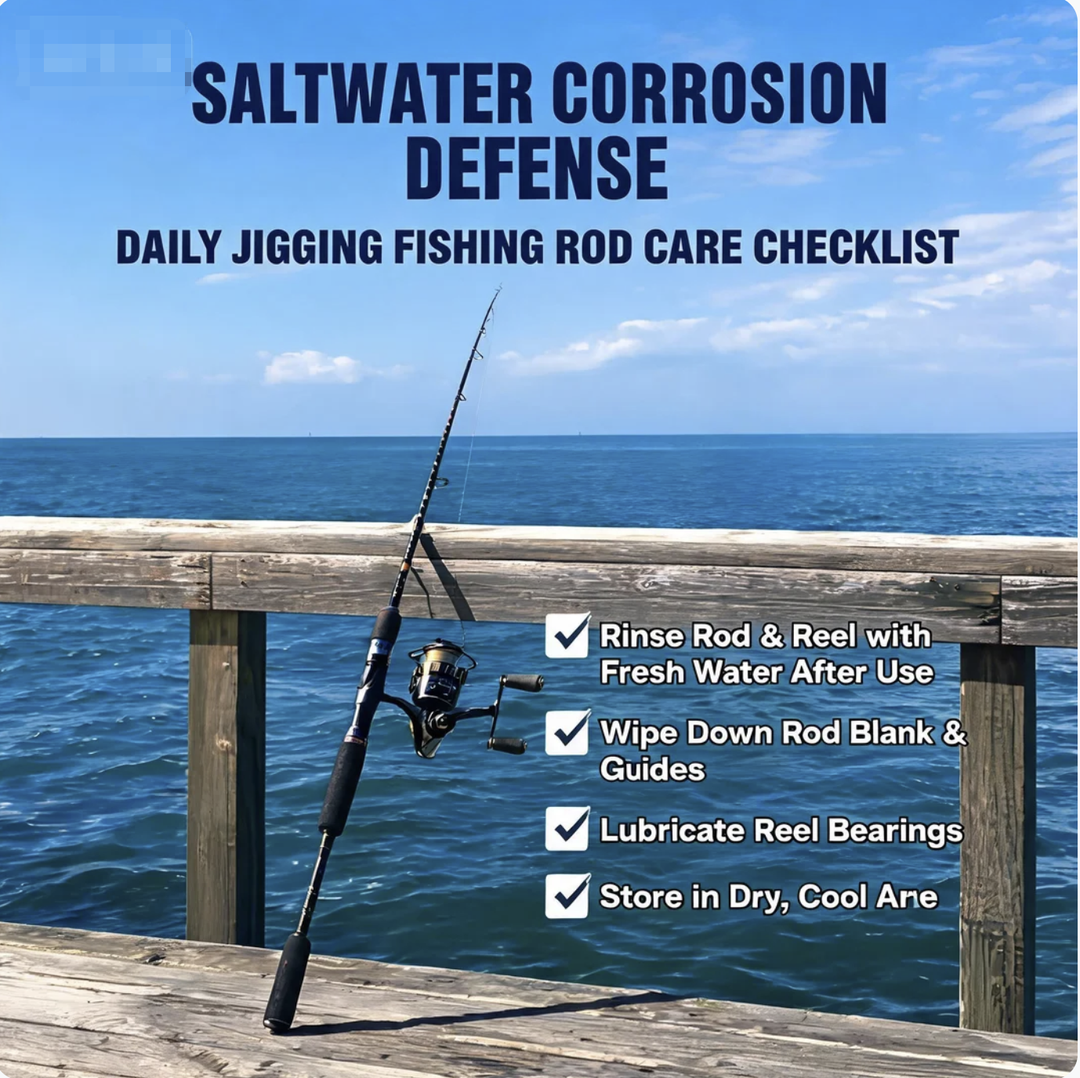Saltwater Corrosion Defense: Daily Jigging Fishing Rod Care Checklist