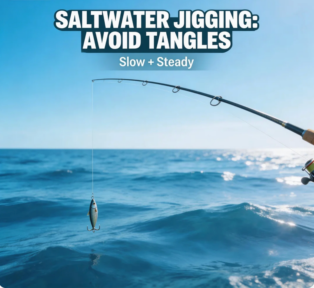 Saltwater Jigging Avoid Tangles Slow + Steady