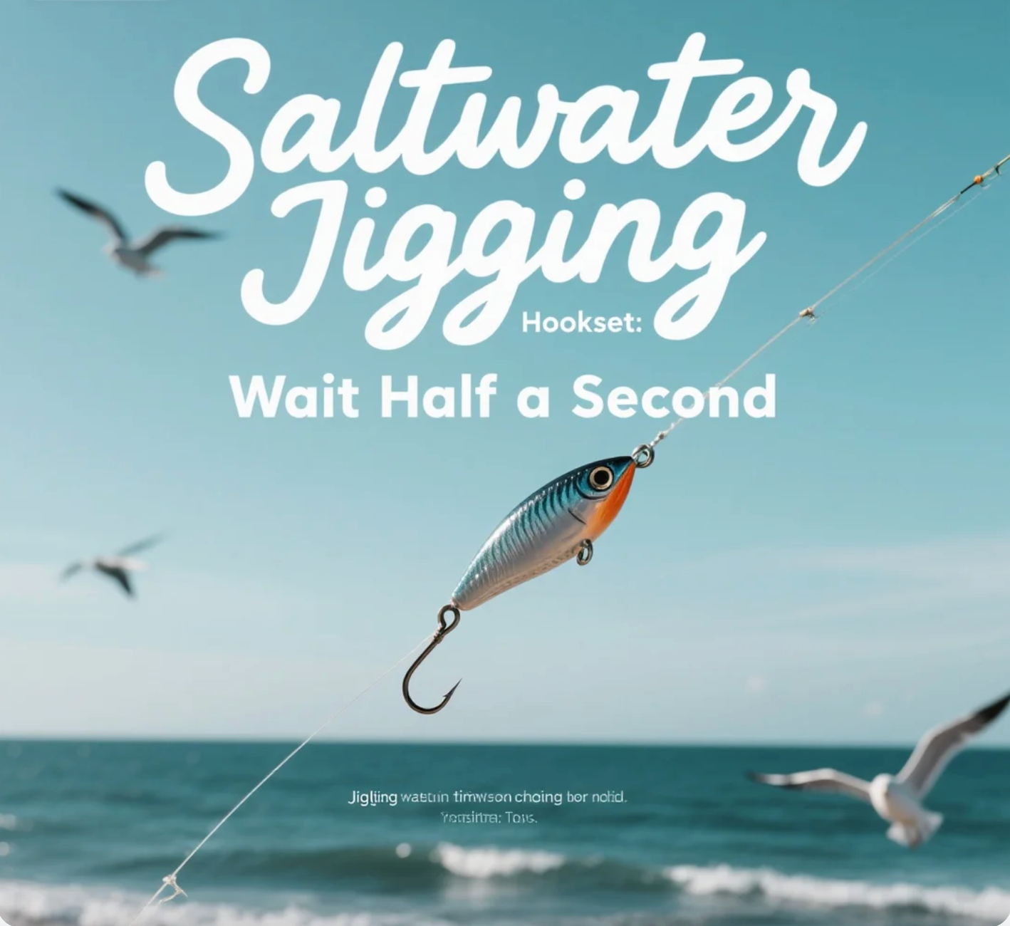 Saltwater Jigging Hookset Wait Half a Second