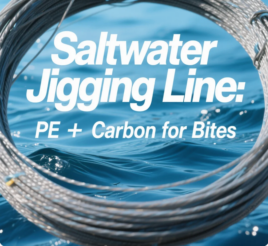 Saltwater Jigging Line PE + Carbon for Bites