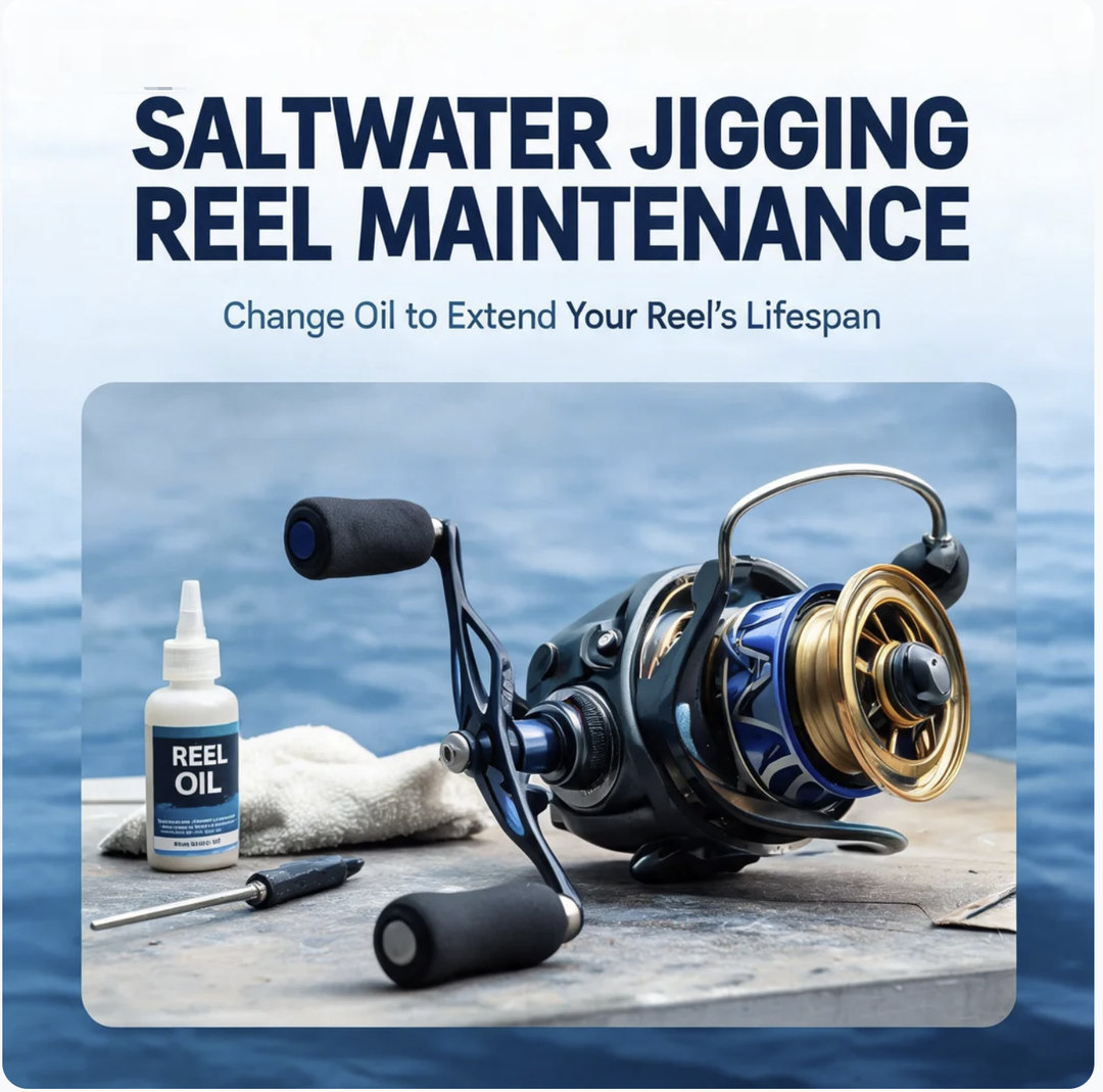 Saltwater Jigging Reel Maintenance Change Oil to Last Longer