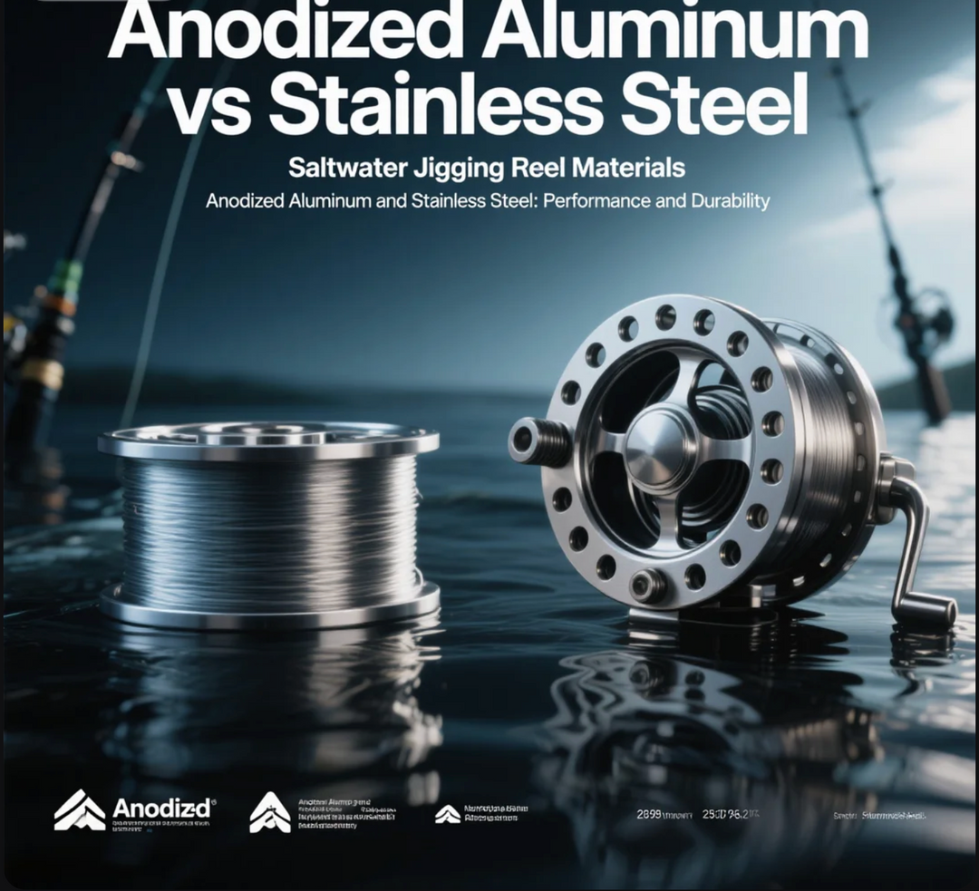 Saltwater Jigging Reel Materials Anodized Aluminum vs Stainless Steel?