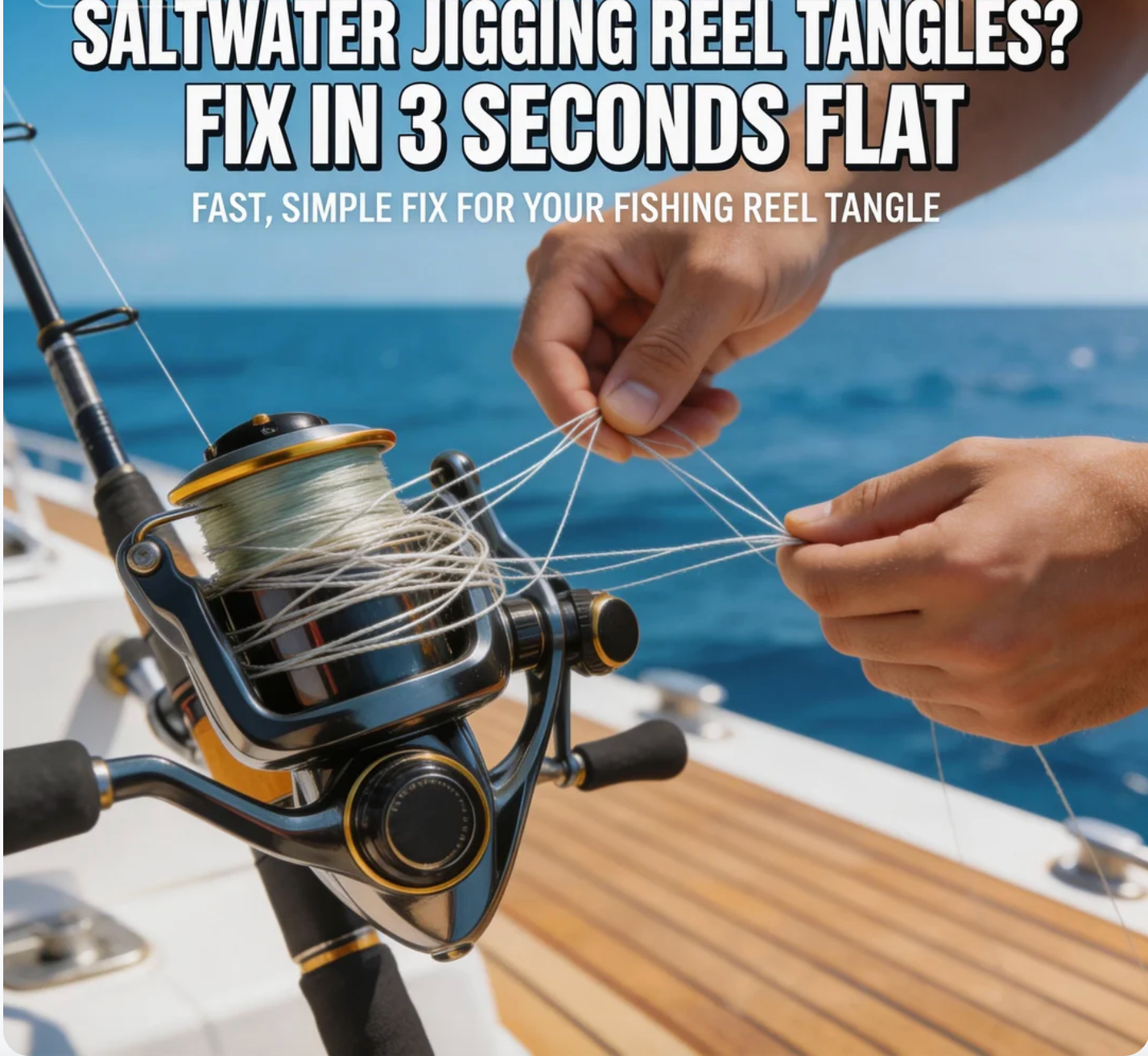 Saltwater Jigging Reel Tangles? Fix in 3 Seconds Flat