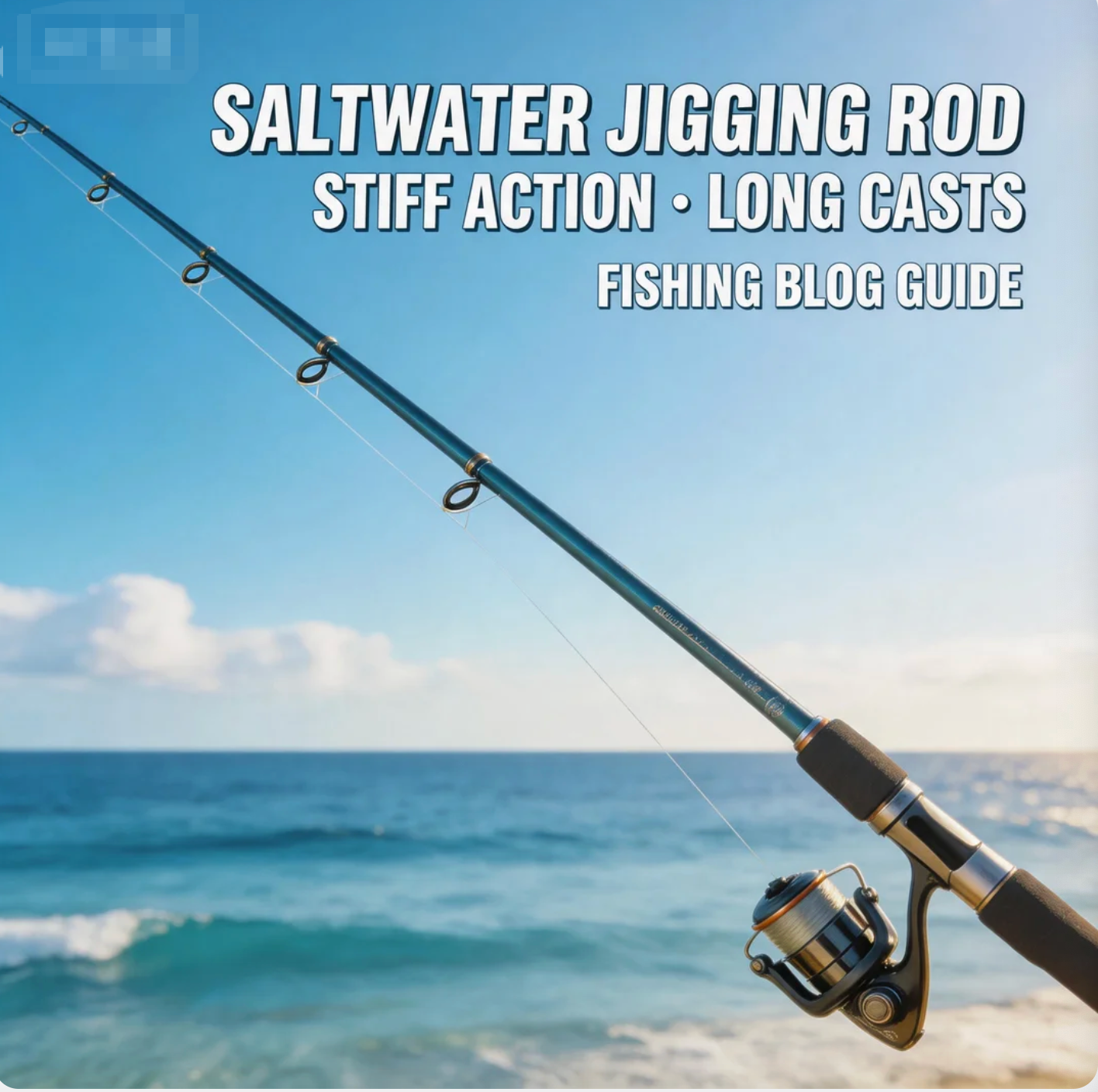 Saltwater Jigging Rod Stiff Action for Long Casts
