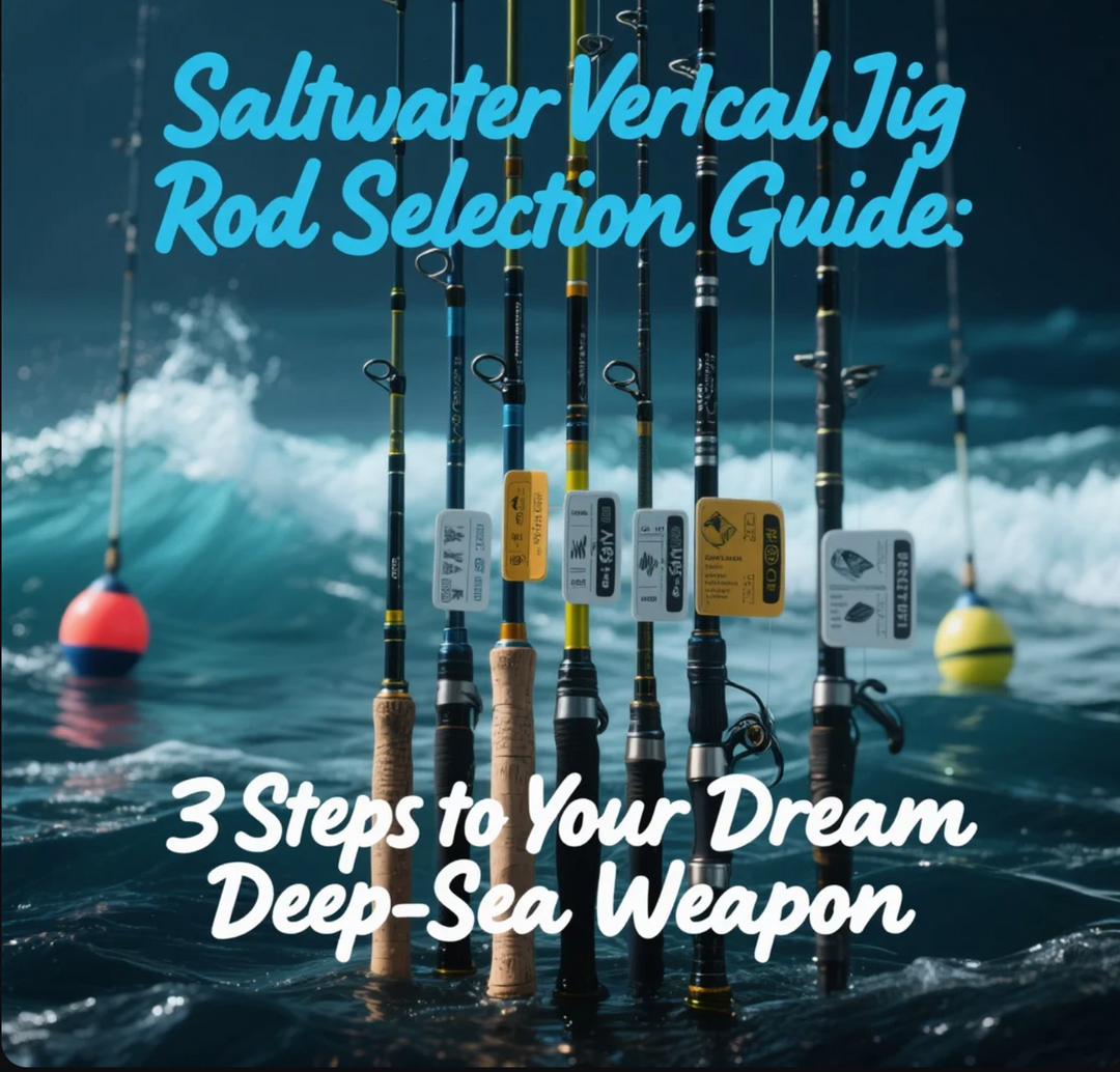 ​Saltwater Vertical Jig Rod Selection Guide 3 Steps to Your Dream Deep-Sea Weapon​