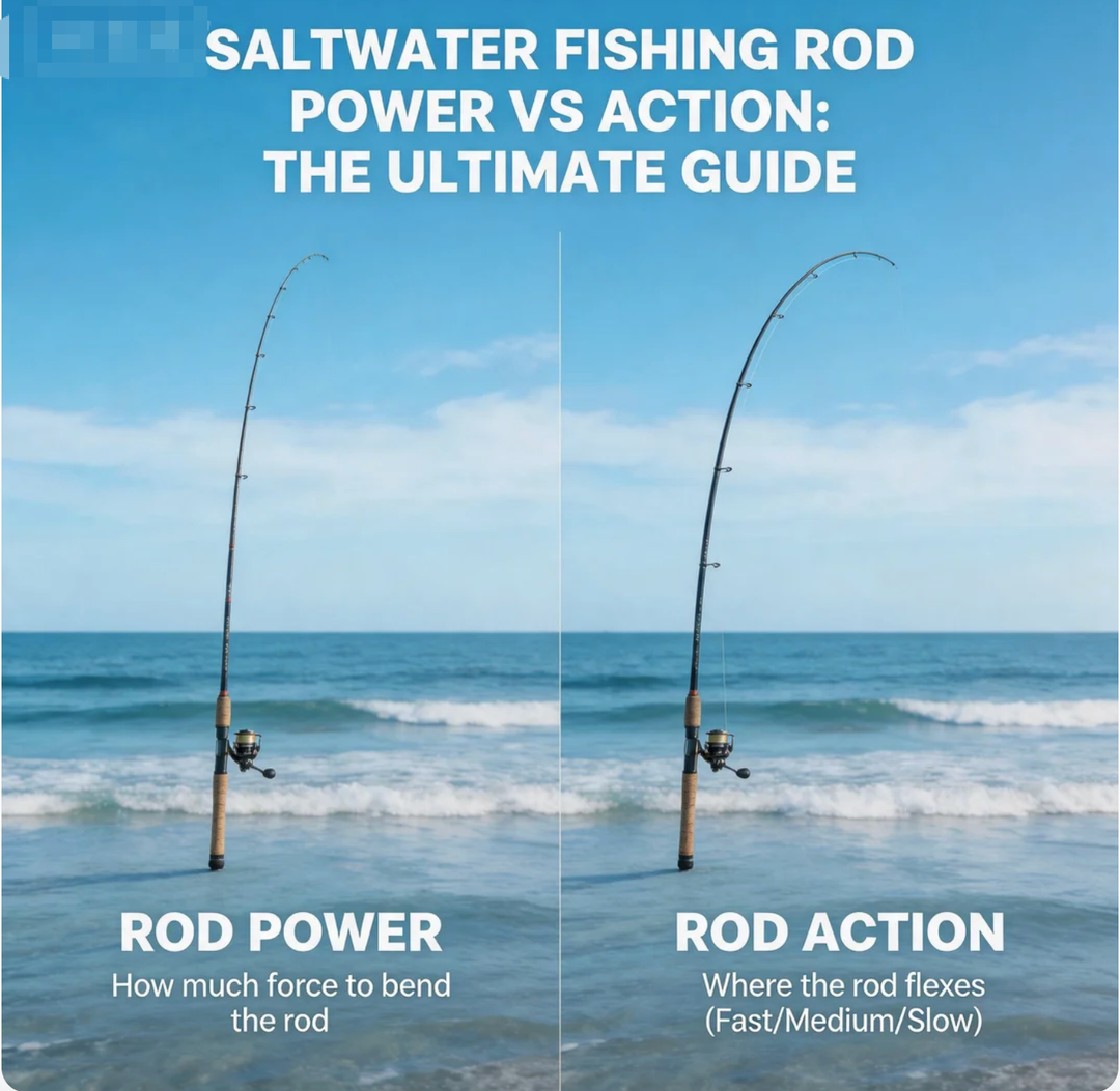 Saltwater fishing Rod Power vs Action The Ultimate Guide