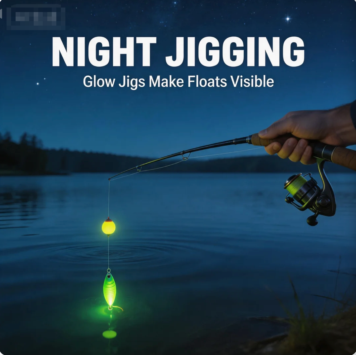 Night Jigging Glow Jigs Make Floats Visible