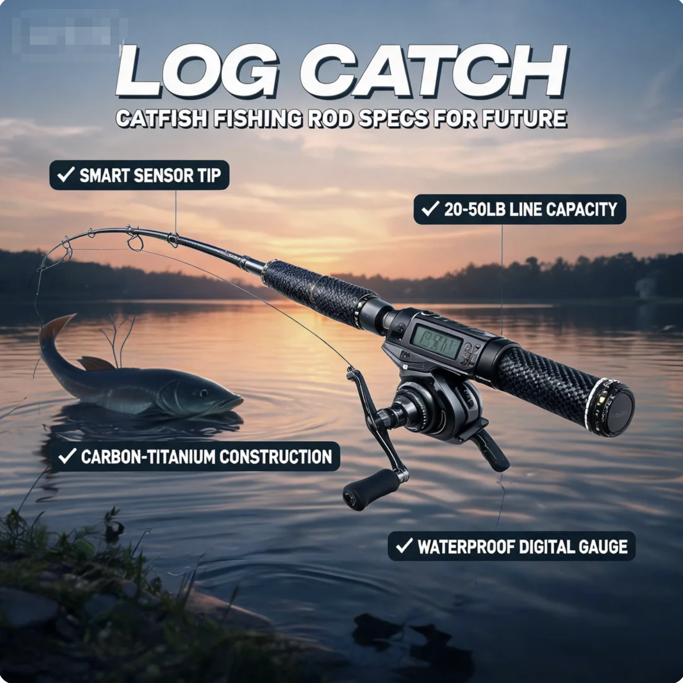  Log Catch Catfish fishing Rod Specs for Future