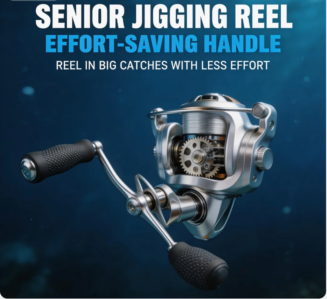 Senior Jigging Reel: Effort-Saving Handle