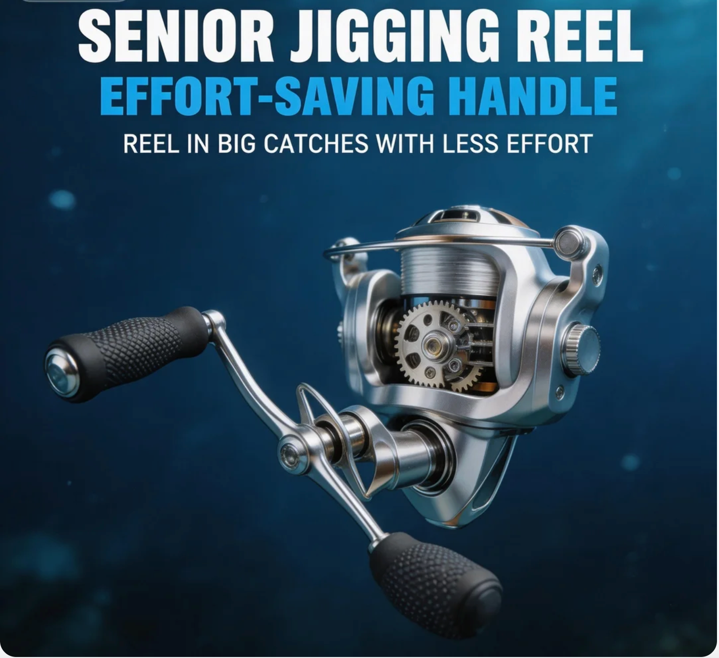 Senior Jigging Reel: Effort-Saving Handle