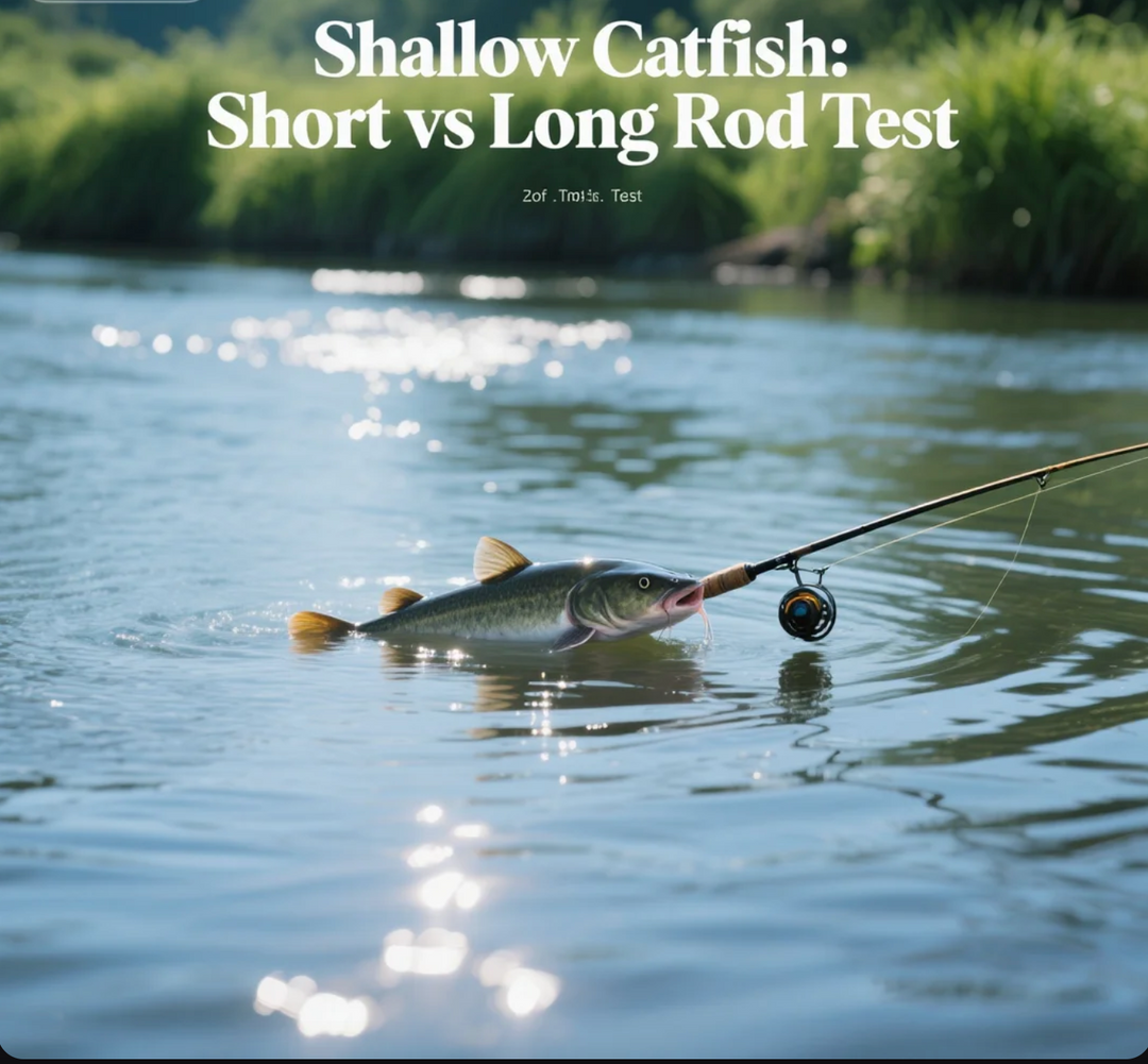 Shallow Catfish Short vs Long Rod Test