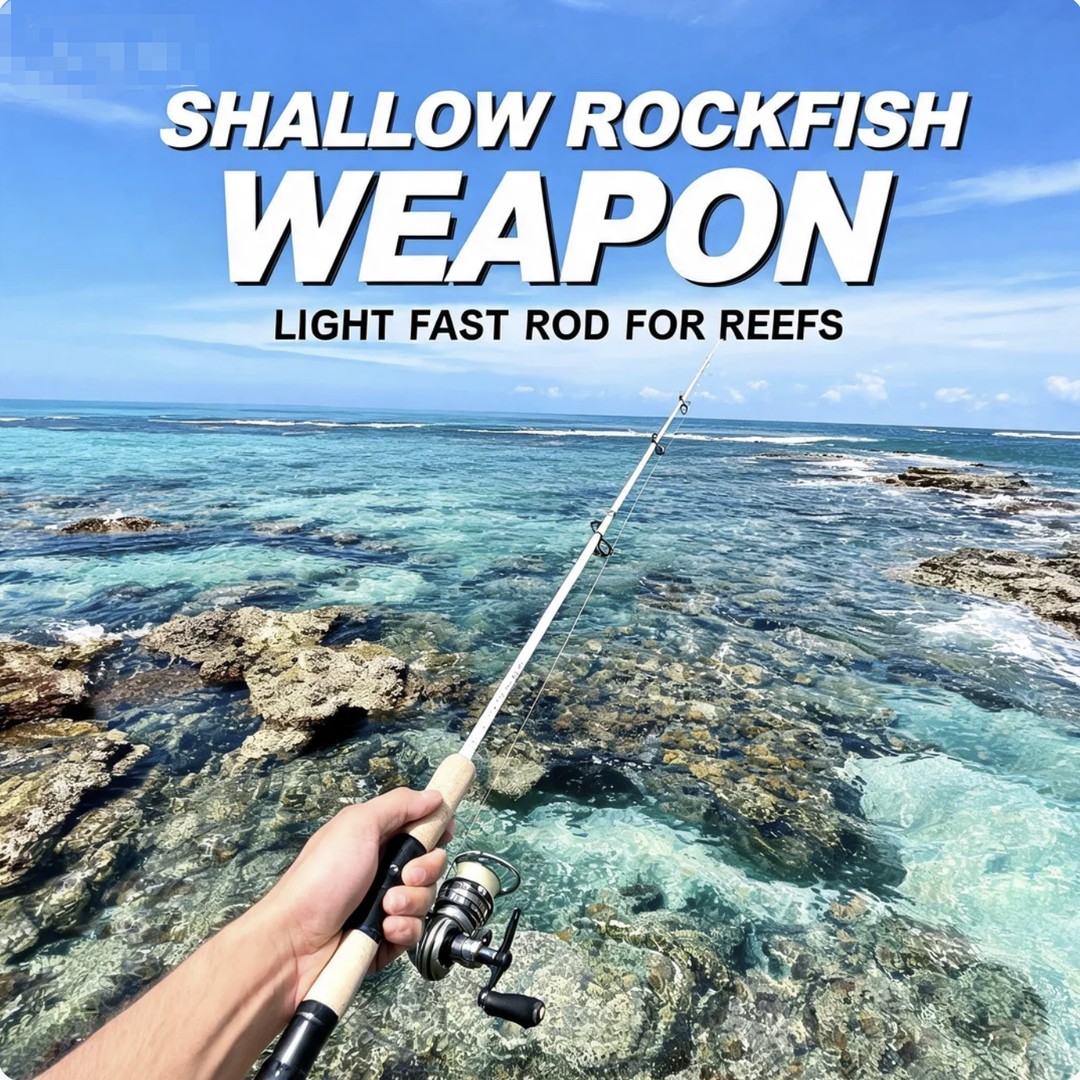 Shallow Rockfish Weapon: Light Fast Rod for Reefs