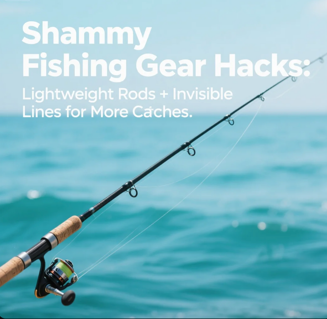 Shammy Fishing Gear Hacks Lightweight Rods + Invisible Lines for More Catches
