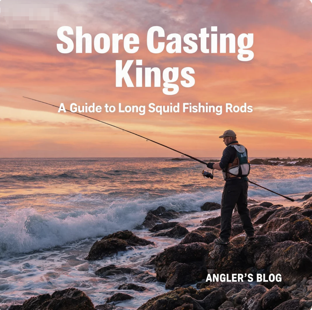 Shore Casting Kings: A Guide to Long Squid  Fishing Rods