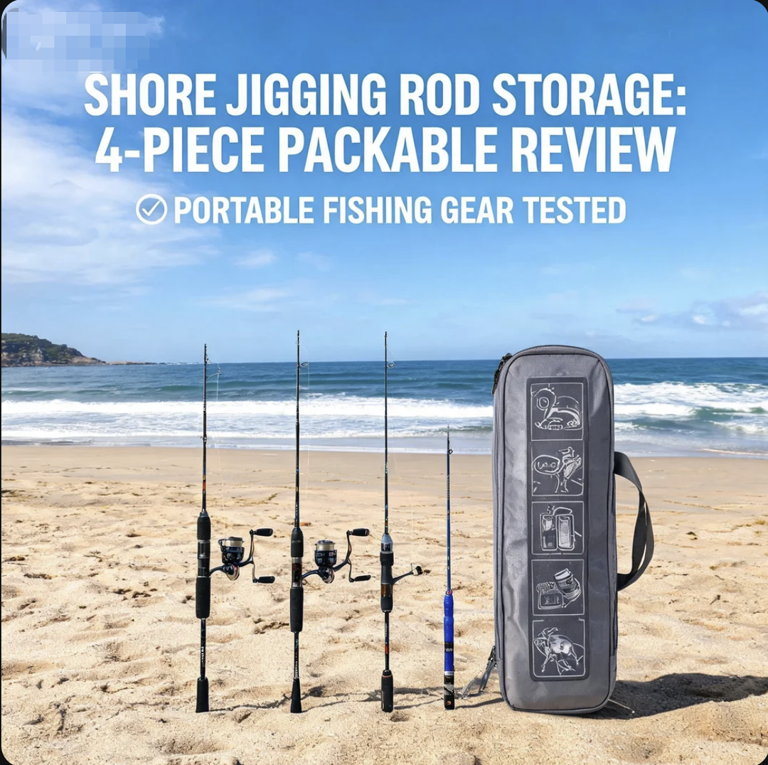 Shore Jigging Rod Storage 4-Piece Packable Review