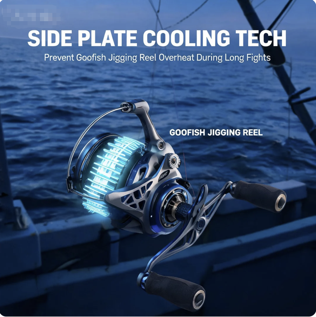 Side Plate Cooling Tech: Preventing Goofish Jigging Reel Overheat During Long Fights