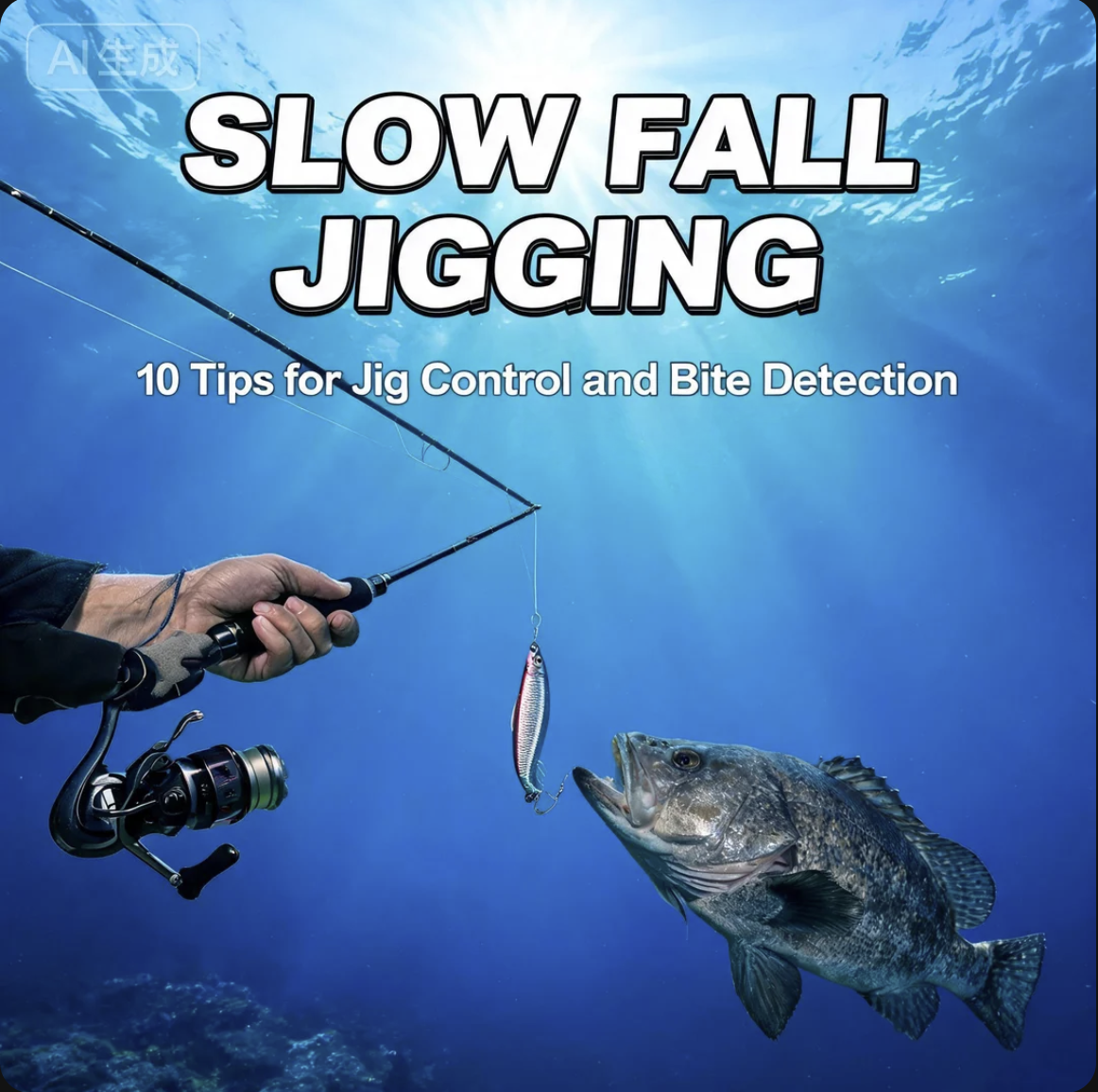 Slow Fall Jigging: 10 Tips for Jig Control and Bite Detection