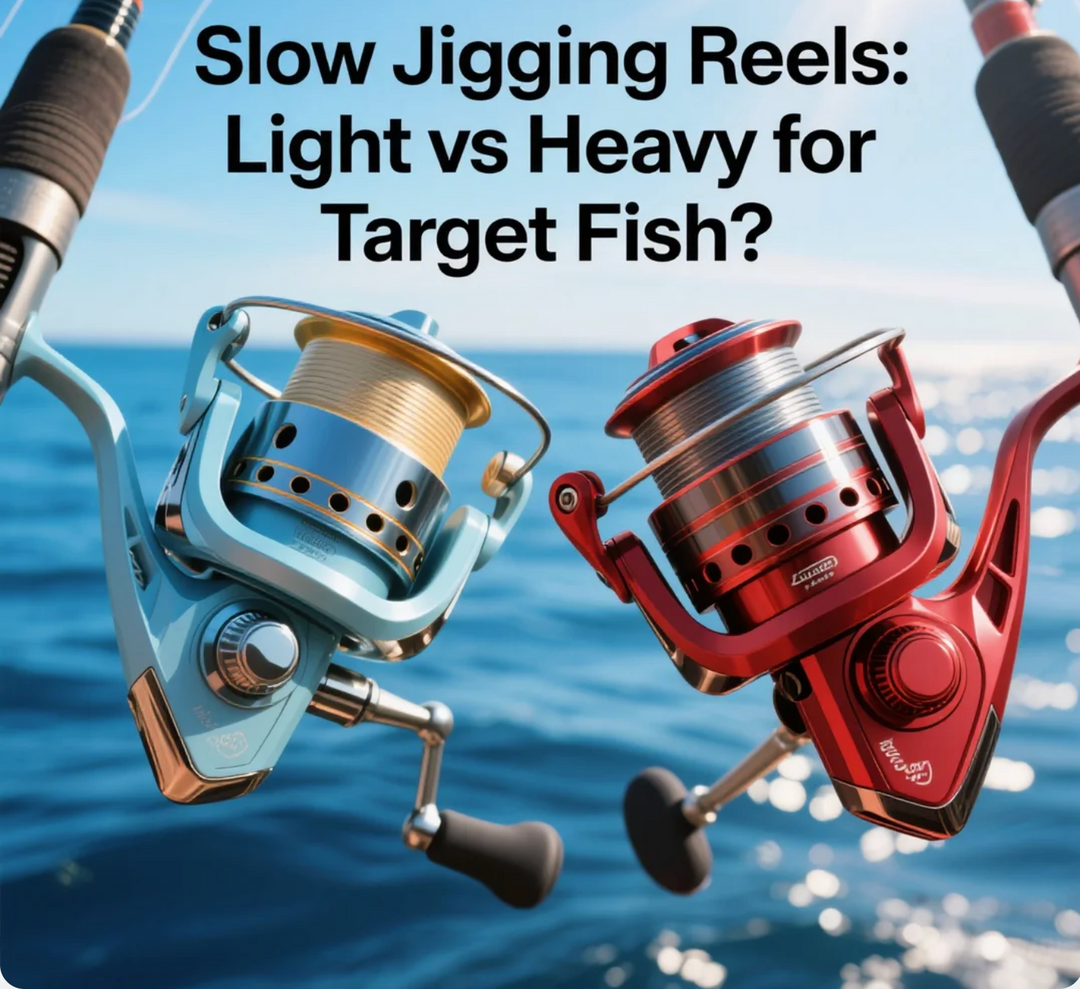 Slow Jigging Reels Light vs Heavy for Target Fish?