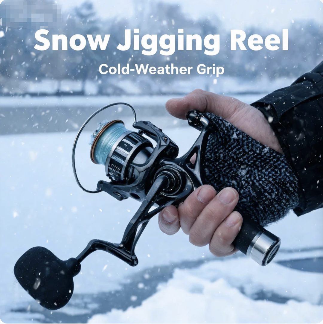 Snow Jiggging Reel Cold-Weather Grip