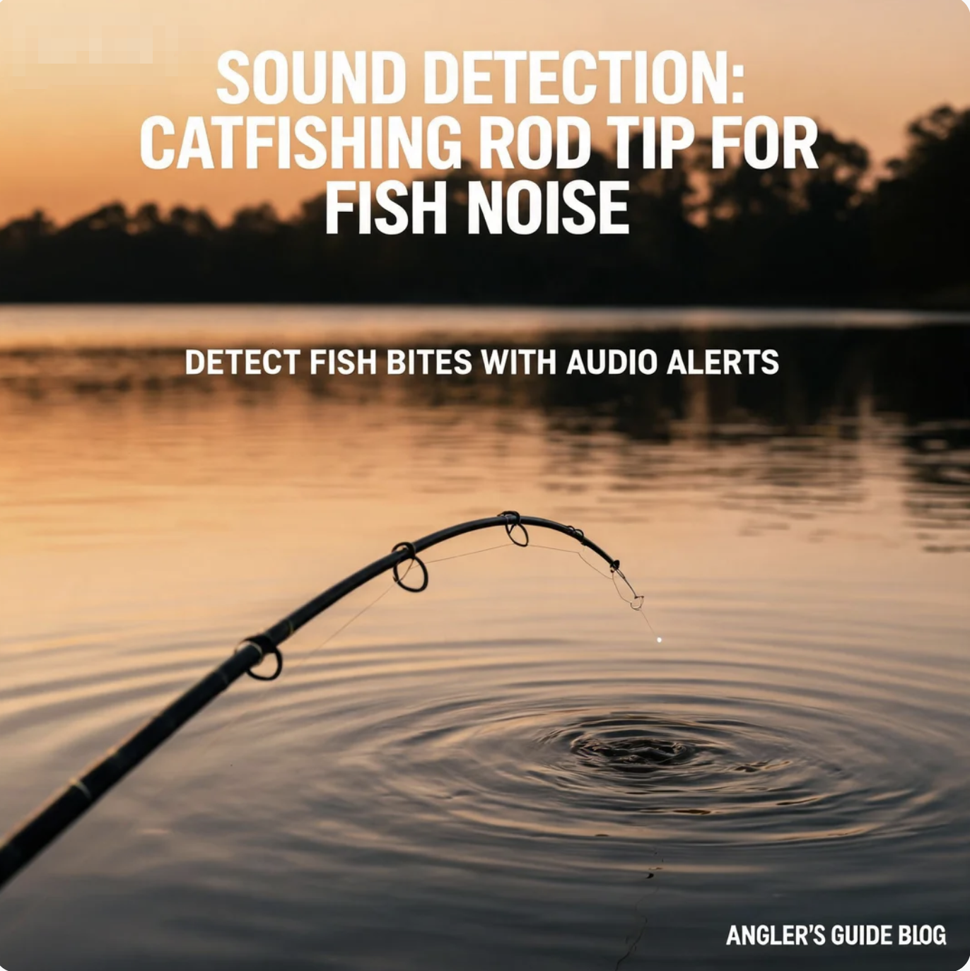Sound Detection: catfishing Rod Tip for Fish Noise